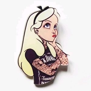 Alice in Wonderland Pin Tattooed Gothic Punk
